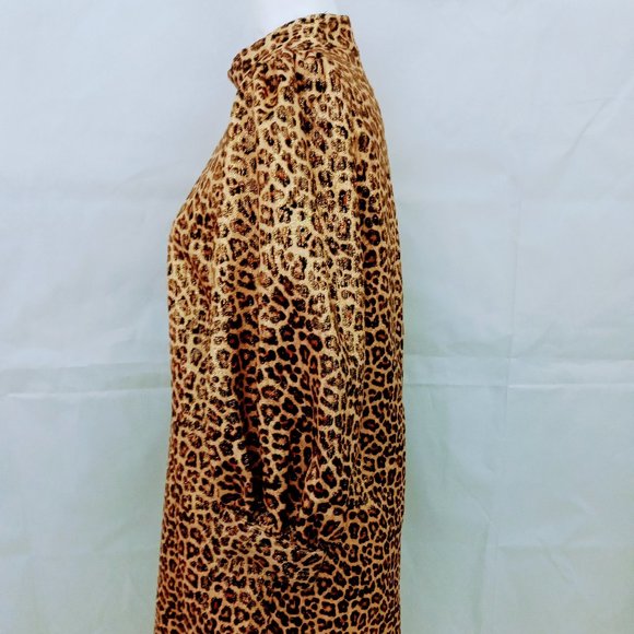 ZARA Dress Metallic Leopard Unique - Picture 4 of 5